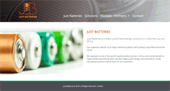 Desktop Screenshot of justbatteries.co.za